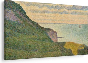 Tablou - Georges Seurat, Seascape at Port-en-Bessin, Normandy, reproducere (90x60 cm)