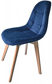 JAKS SCAUN VELUR CLASSIC ALBASTRĂ, STILUL SCANDINAV