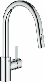 Baterie bucatarie cu dus extractibil Grohe Eurosmart Cosmopolitan crom lucios