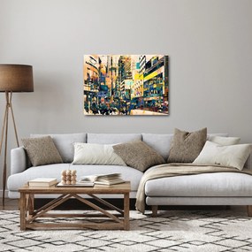 Tablou abstacțiunii pictate (70x50 cm)