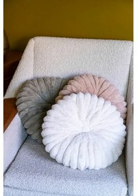 Pernă Flower, gri, diam. 38 cm