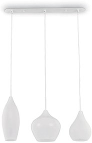 Lustra suspendata design modern SOFT SB3 BIANCO 111858