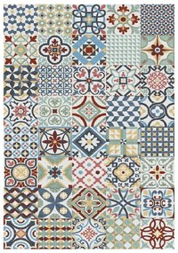 Covor Universal Azulejos, 140 x 200 cm, albastru