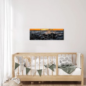 Tablou cu mare (cu ceas) (90x30 cm)