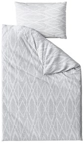 Lenjerie de pat din bumbac Renforce CREP GRAY STRIPES gri Dimensiune lenjerie de pat: 70 x 90 cm | 140 x 200 cm