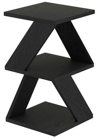 Masă pliabilă Albeni negru din lemn