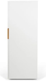 Birou cu dulap Focus White/Oak, 110 x 42 x 109 cm