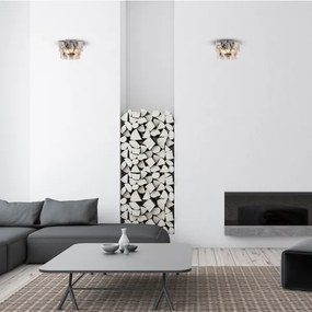 Aplică de cristal CHELSEA 2xE14/40W/230V crom