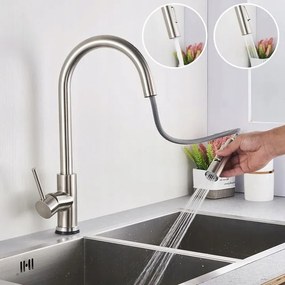 Baterie de bucătărie Rea Fresh Nichel Brush INOX