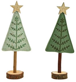 Decoratiune de Craciun FELT TREE, 27 cm - mai multe culori