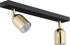 Spot LED RGBW dimabil TOP 2xGU10/6,5W/230V 2700-6500K negru/auriu