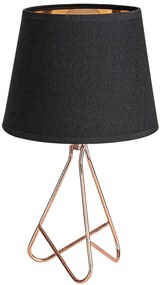 Veioza / Lampa de masa eleganta stil industrial Blanka negru/auriu