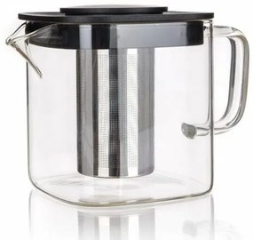 Ceainic sticlă Banquet KIRSTY, cu filtru0,75 l