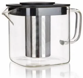 Ceainic sticlă Banquet KIRSTY, cu filtru0,75 l