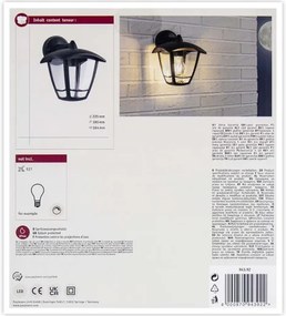 Aplică de exterior 1xE27/12W IP44 CLASSIC 230V Paulmann 94392