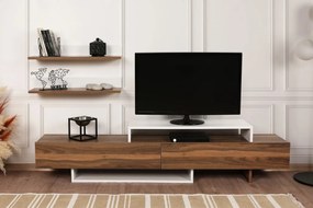 Comoda TV Nirvana - Teak, Alb