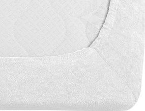Cearsaf frotté LUXESSA 90x200 cm, alb
