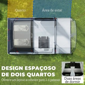 Outsunny cort familial multiplu persoane | Aosom Romania