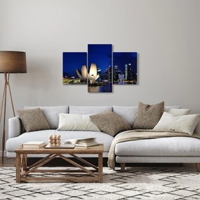 Tablou Singapore nocturn (90x60 cm)