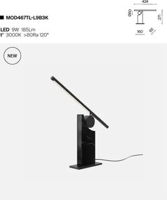 Lampa de masa decorativa din marmura Monumento