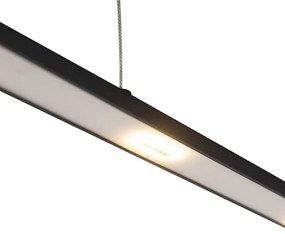 Lampă pendantă de design neagră, inclusiv LED cu dimmer tactil - Platina