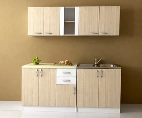 Bucătăria Teramo 180 cm Stejar sonoma si Alb