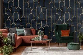 Fototapet - Glamour - motiv auriu (152,5x104 cm), în 8 de alte dimensiuni noi