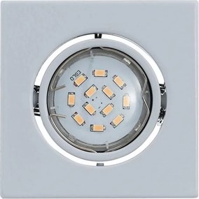 Set 3 spoturi, incastrabil pt. tavan fals, directionabil, dim. 9,5x9,5cm, LED Igoa 93245 EL