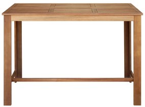 246665 vidaXL Masă de bar, lemn masiv de acacia, 150 x 70 x 105 cm