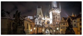 Tablou cu Poarta de pulbere iluminată (120x50 cm)
