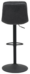 Scaun de bar gri închis cu înălțime ajustabilă Colville – Unique Furniture