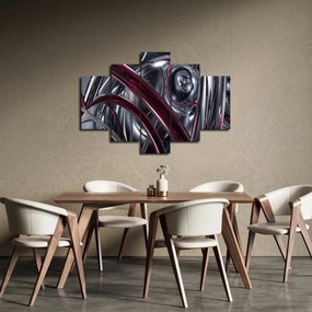 Tabloul cu abstracție gri (150x105 cm)