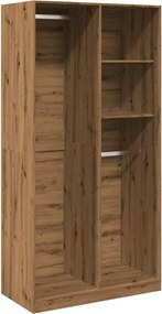 vidaXL Șifonier, stejar artizanal, 100x50x200 cm, lemn prelucrat