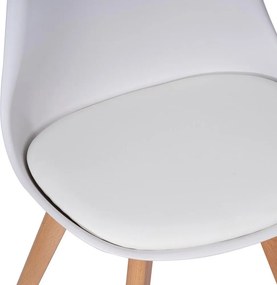 Set 4 scaune de dining AVENBERG SKANDI - Alb