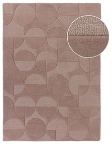 Covor din lână Flair Rugs Gigi, 160x230 cm, roz