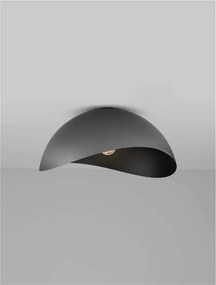 Lustra aplicata design decorativ OPSI negru D-50cm