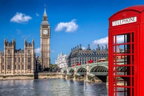 Fotografie London symbols with BIG BEN, DOUBLE, extravagantni