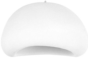 Lustra suspendata design decorativ Cloud alb 60cm