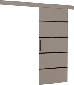 Ușă glisantă montată pe perete MUSCHU – 96x205 cm – Cașmir