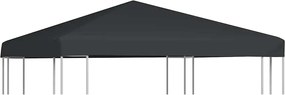vidaXL Acoperiș de pavilion, 310 g/m², gri, 3 x 3 m