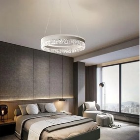 Lustră LED dimabilă pe cablu LED/80W/230V 3000-6500K alb + telecomandă