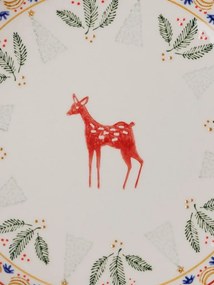 Farfurie rotunda din ceramica, D21cm, "Frimas"