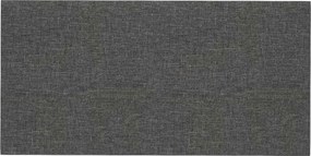 vidaXL Tăblie de Pat pentru Perete 12 pcs Gri închis 60 x 30 cm