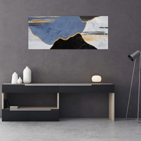 Tablou - Forme texturate (120x50 cm)