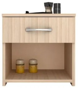 Noptiera haaus Remi, 1 Sertar, Ulm Deschis, 40 x 35 x 40 cm