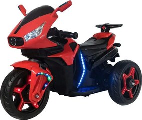 Motocicleta Electrica cu Acumulator Pentru Copii NOVOKIDS™ Shadow Motor, 2-6 ani, max 40 kg, Cu Sunete si Lumini LED, Trotineta Electrica, 3 Roti,