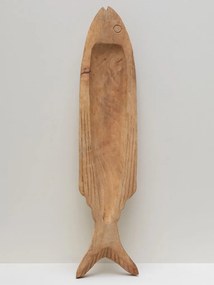 Tava servire, din lemn de mango, L70cm, Fish