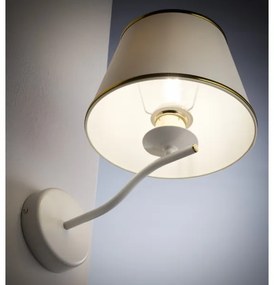 Jupiter 2086 - Aplica de perete SAMBA 1xE27/15W/230V alb/auriu