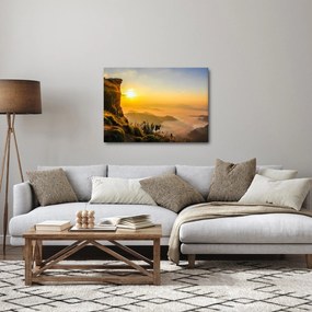 Tablou - Ceața de dimineață în vale (70x50 cm)