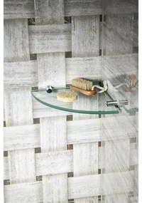 SAPHO XR008 Suporturi rotunde pentru rafturi dinsticlă X-Round 8 mm, argintiu